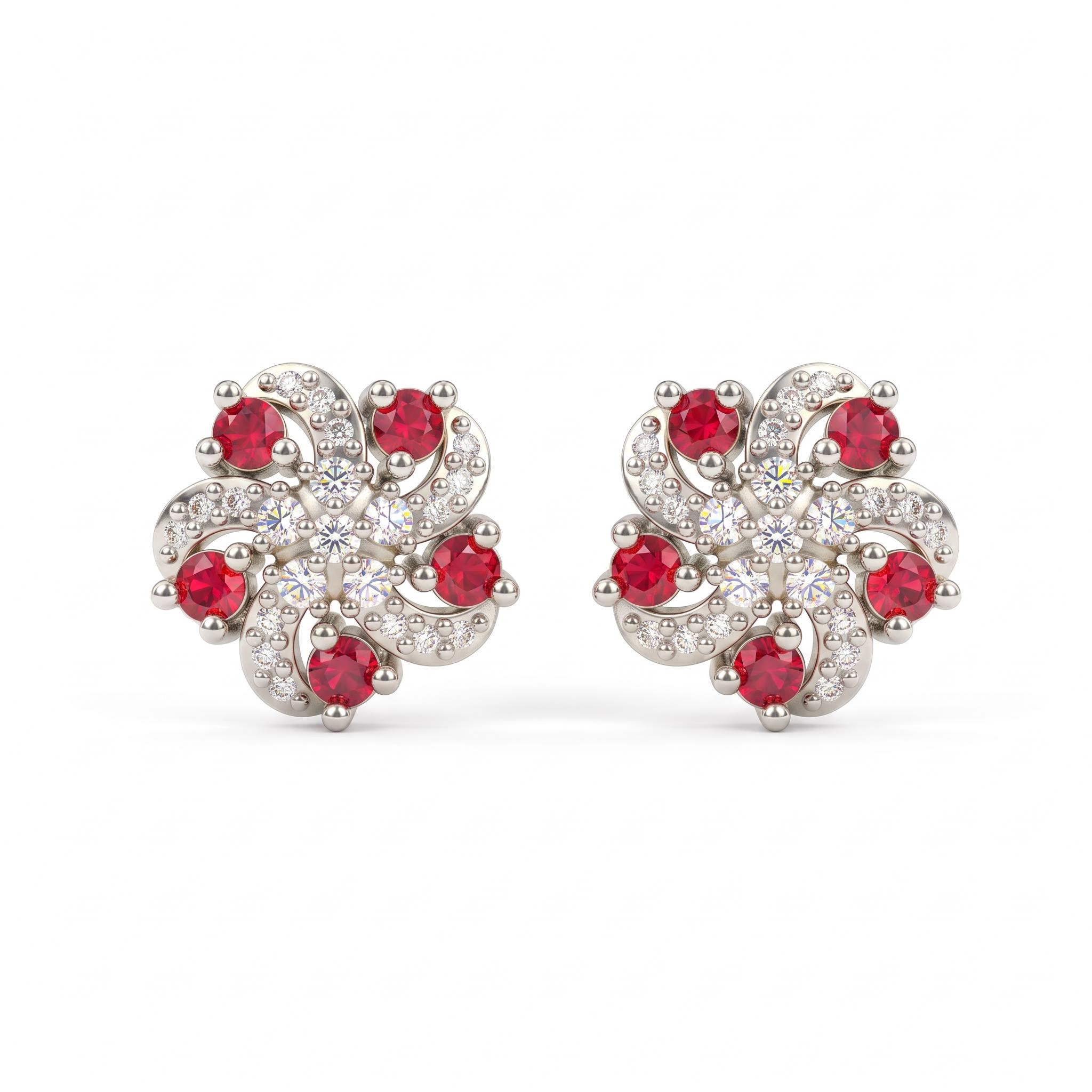 0.42 ct.tw. Sparkling Firework Stud Earrings 0.42 ct.tw. Sparkling Firework Stud Earrings