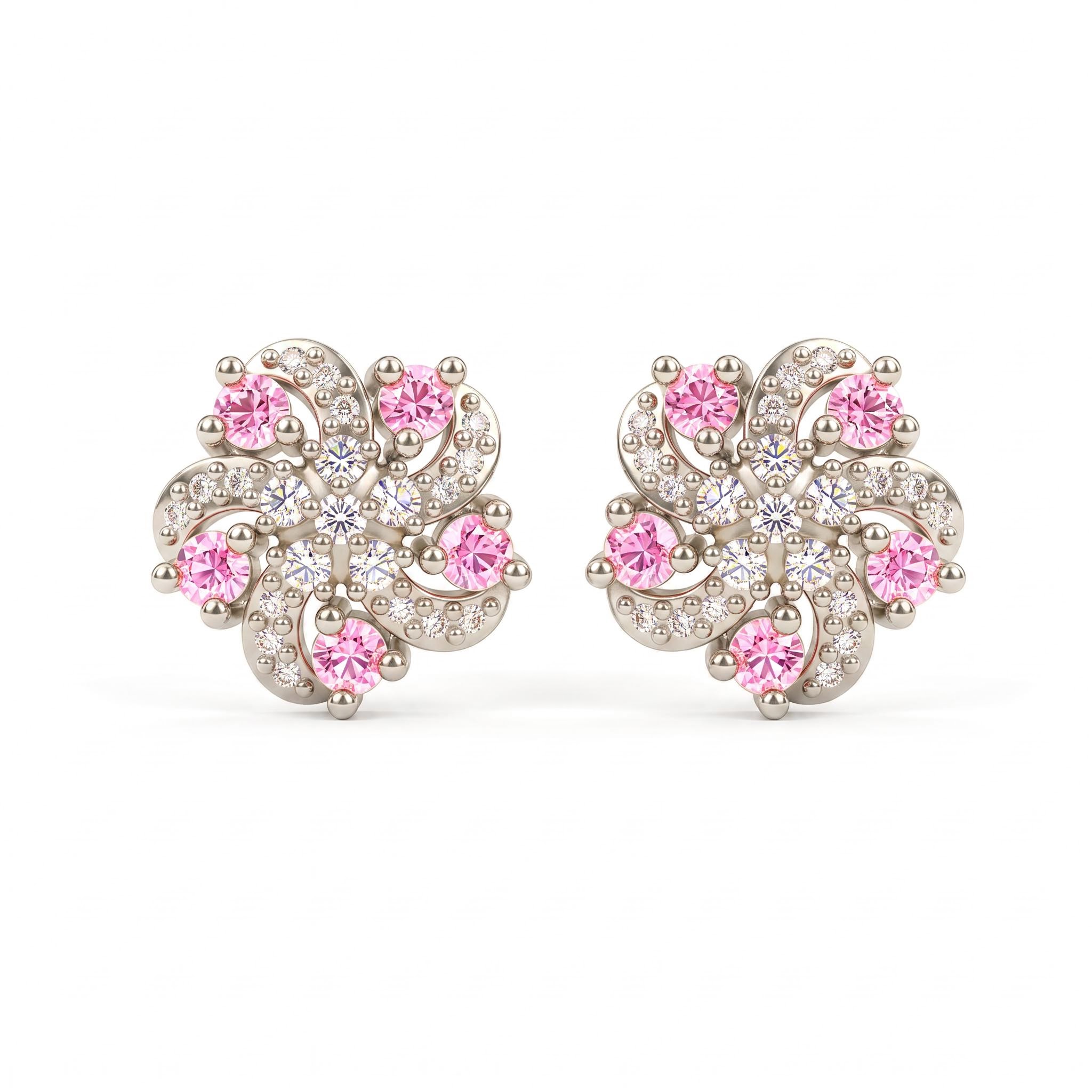 0.42 ct.tw. Sparkling Firework Stud Earrings 0.42 ct.tw. Sparkling Firework Stud Earrings