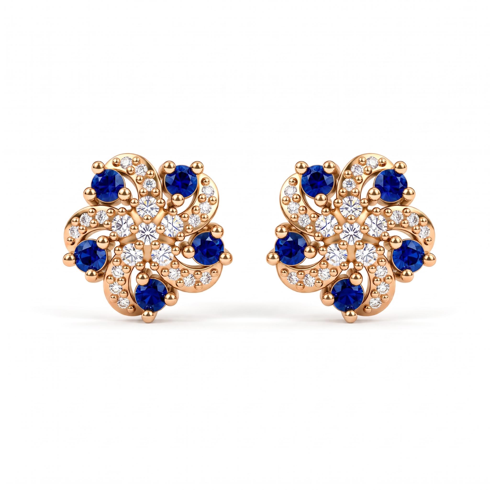 0.42 ct.tw. Sparkling Firework Stud Earrings 0.42 ct.tw. Sparkling Firework Stud Earrings