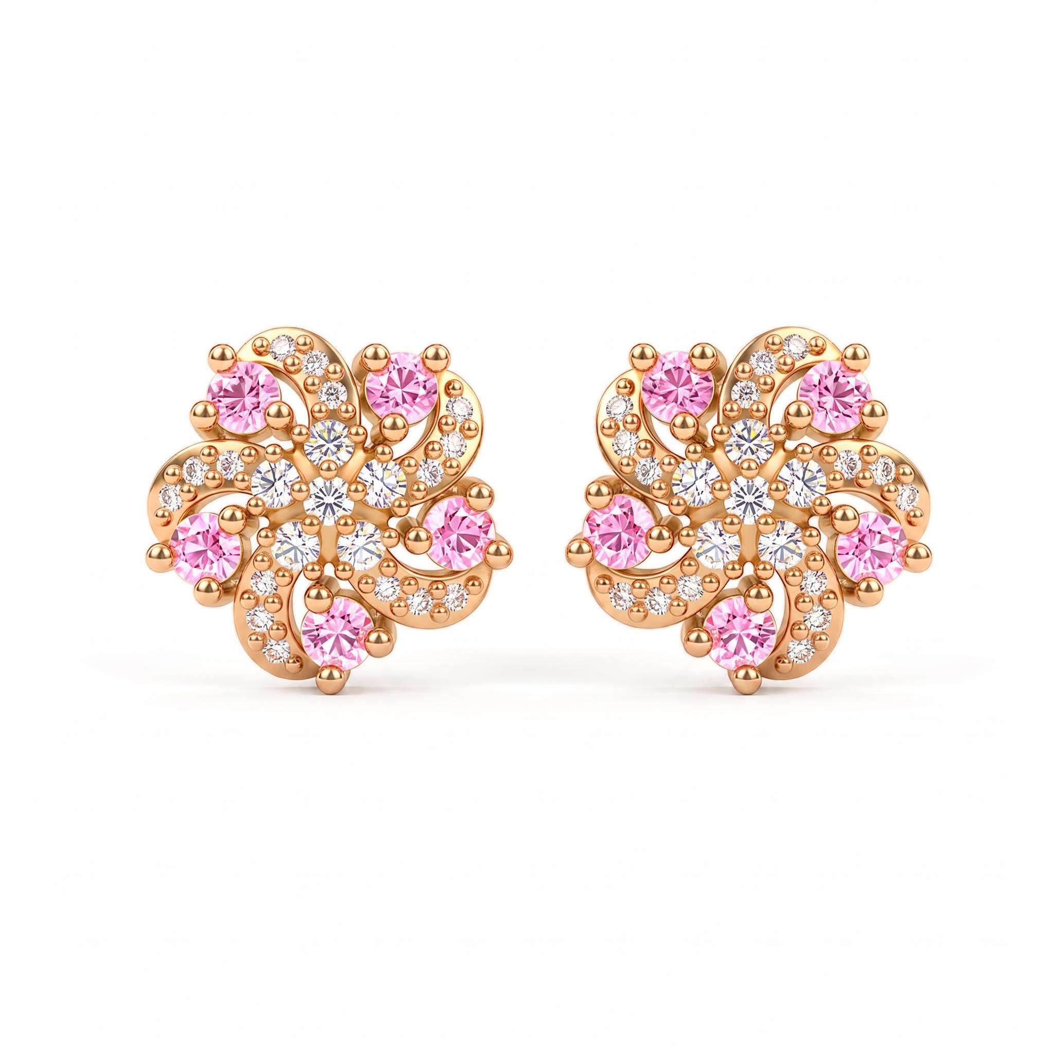 0.42 ct.tw. Sparkling Firework Stud Earrings 0.42 ct.tw. Sparkling Firework Stud Earrings