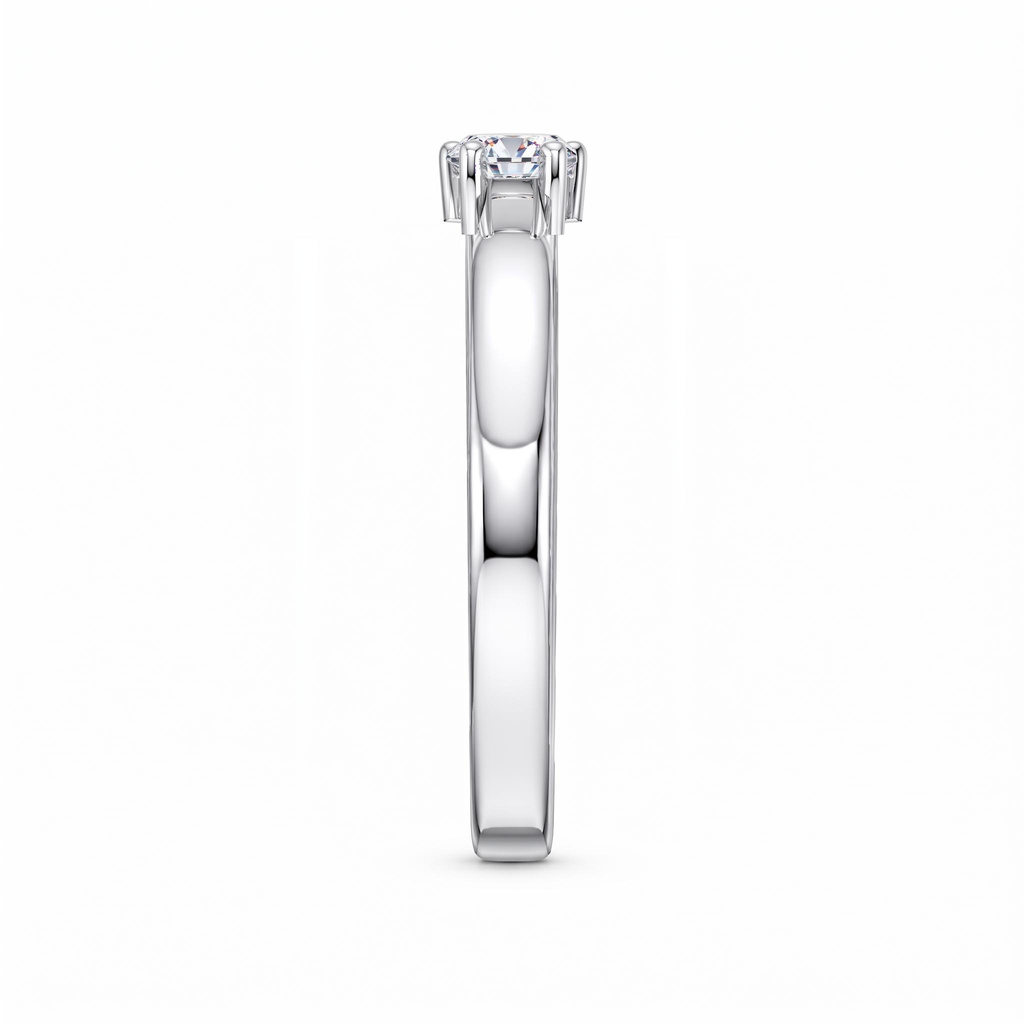 0.17ct.tw. Custom Engraved Birthstone Heart-shaped & Square Diamond Double Band Ring 0.17ct.tw. Custom Engraved Birthstone Heart-shaped & Square Diamond Double Band Ring