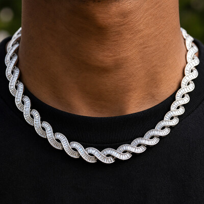 10mm Baguette DNA Chain