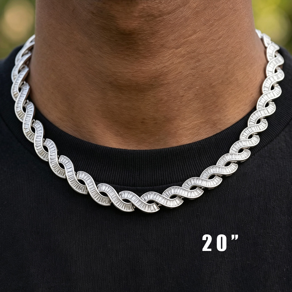 10mm Baguette DNA Chain 10mm Baguette DNA Chain