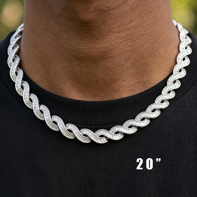 10mm Baguette DNA Chain