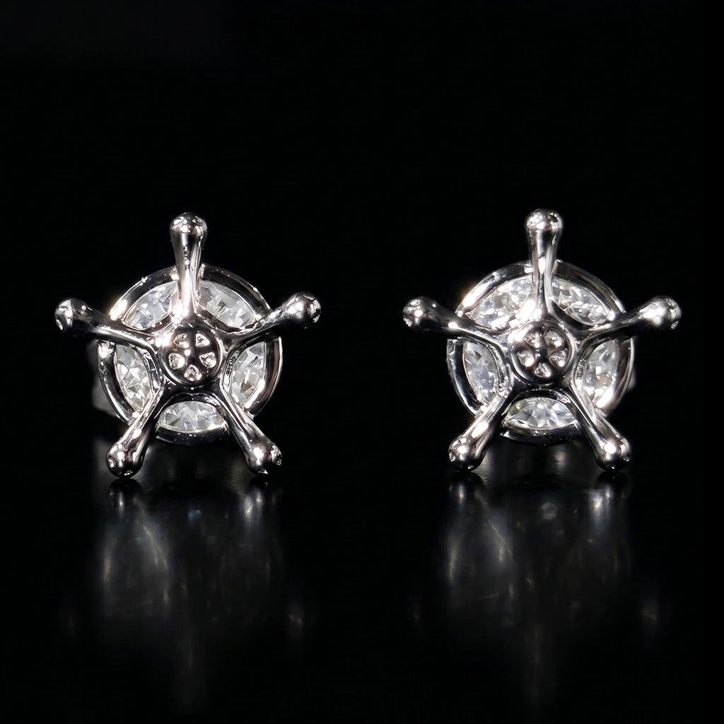 Iced Out Quincy Cross Earrings Iced Out Quincy Cross Earrings