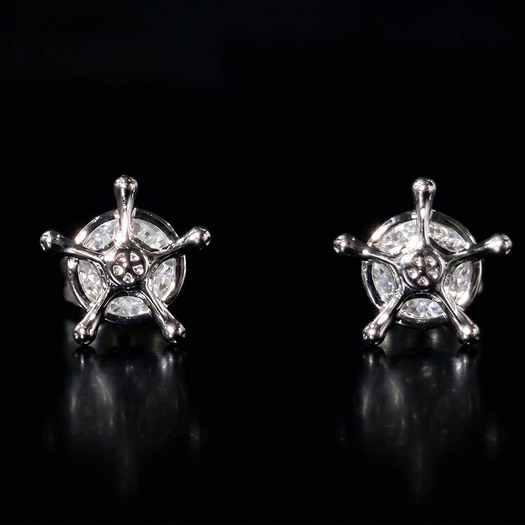 Iced Out Quincy Cross Earrings Iced Out Quincy Cross Earrings