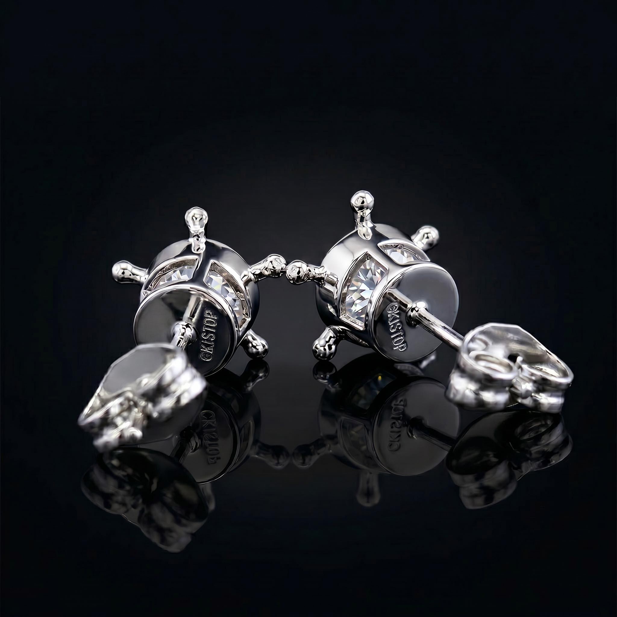 Iced Out Quincy Cross Earrings Iced Out Quincy Cross Earrings