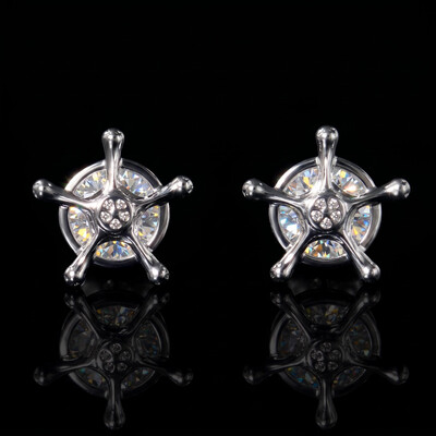 Iced Quincy Cross Earrings