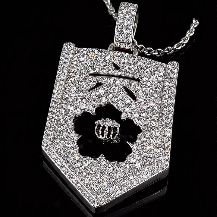 Iced Sixth Division Lieutenant Badges Pendant