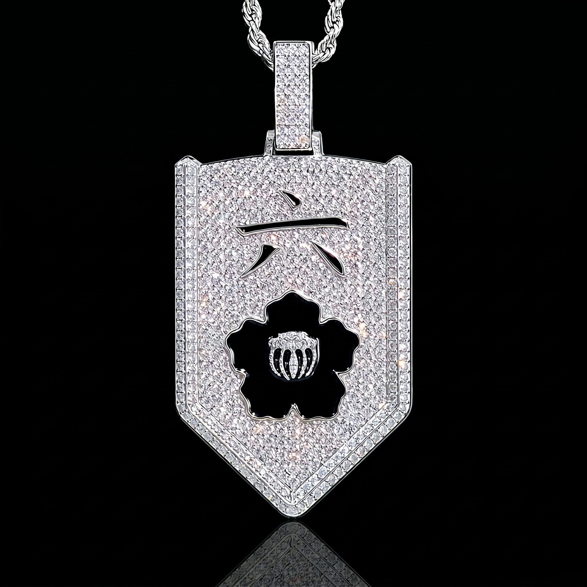 Iced Sixth Division Lieutenant Badges Pendant
