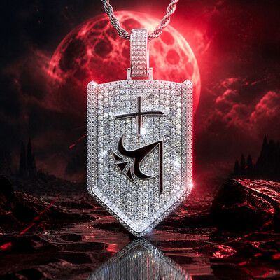 Iced Tenth Division Lieutenant Badges Pendant Iced Tenth Division Lieutenant Badges Pendant