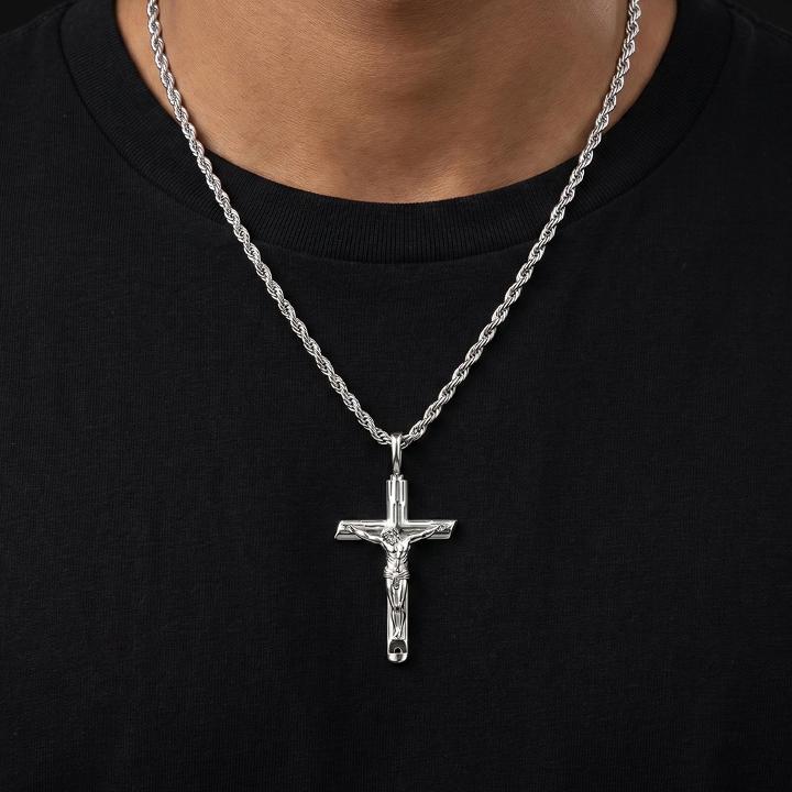 Crucifix Urn Cross Pendant
