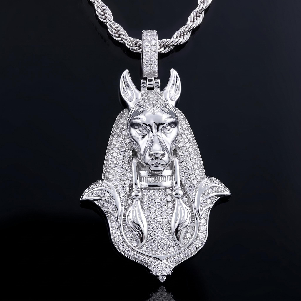 Iced Out Egypt Anubis Pendant Iced Out Egypt Anubis Pendant