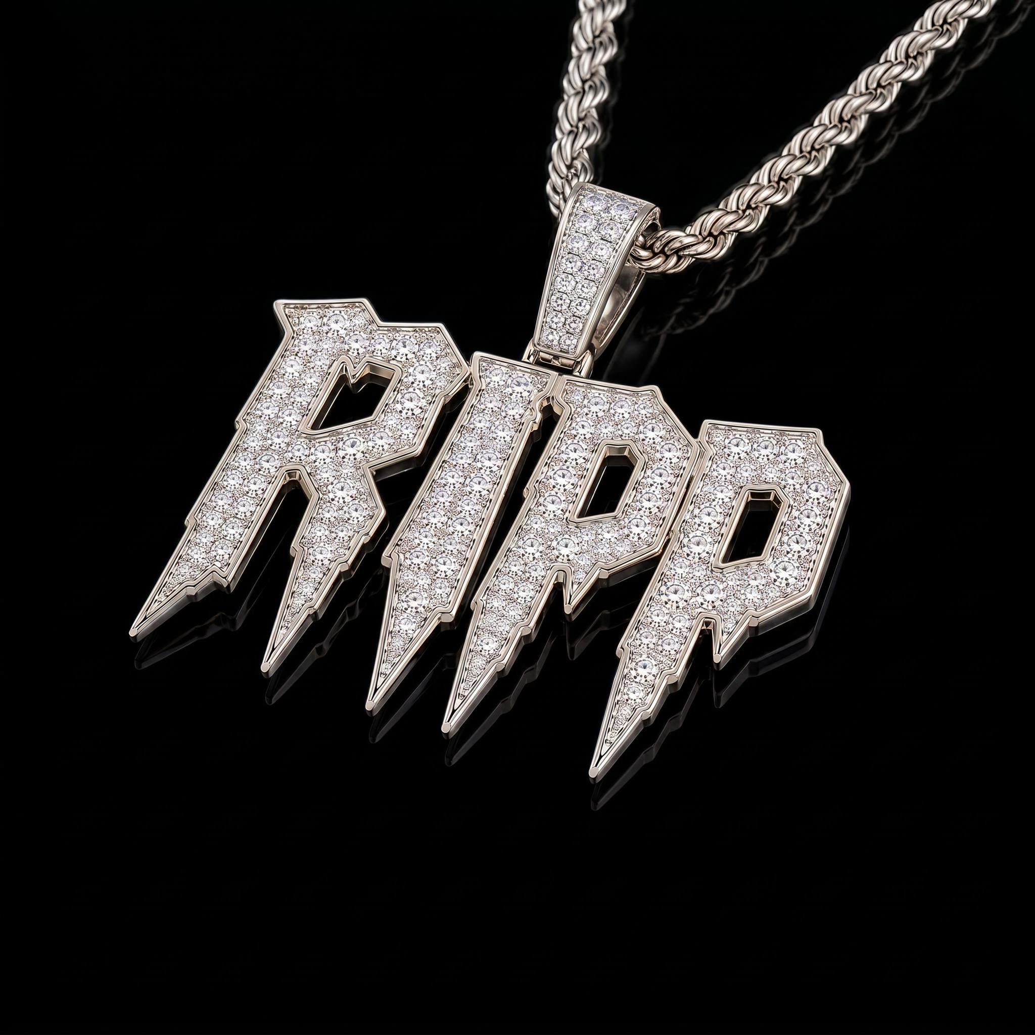 Iced Out Custom Name Pendant Iced Out Custom Name Pendant