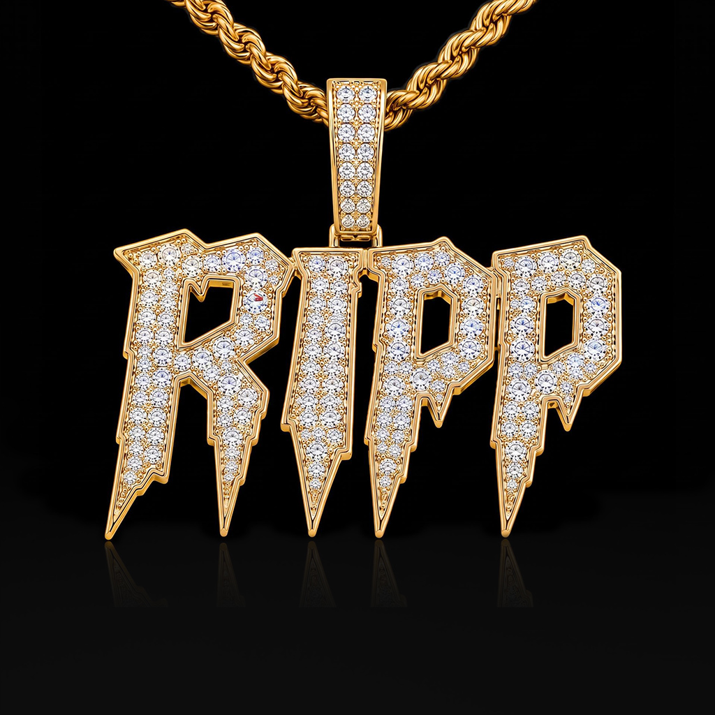 Iced Out Custom Name Pendant Iced Out Custom Name Pendant