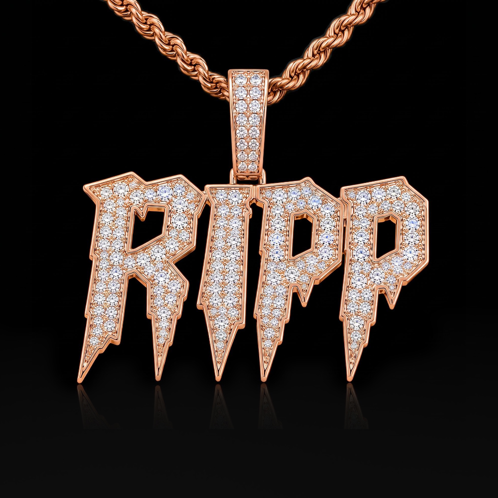 Iced Out Custom Name Pendant Iced Out Custom Name Pendant