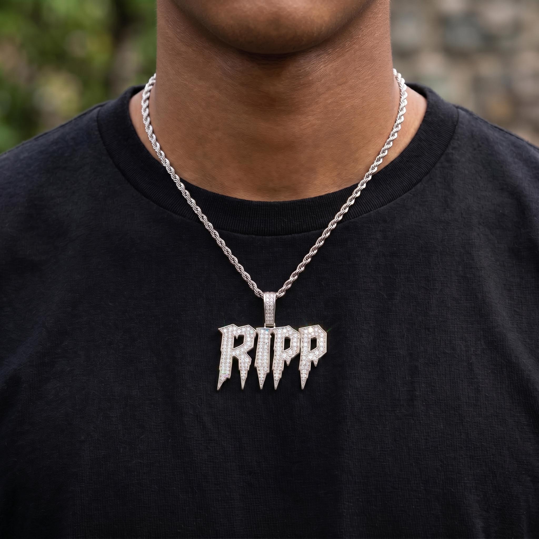 Iced Out Custom Name Pendant Iced Out Custom Name Pendant