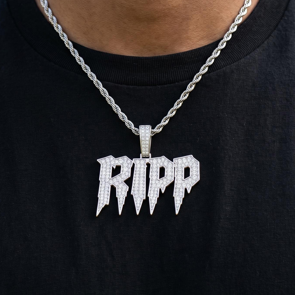 Iced Out Custom Name Pendant Iced Out Custom Name Pendant