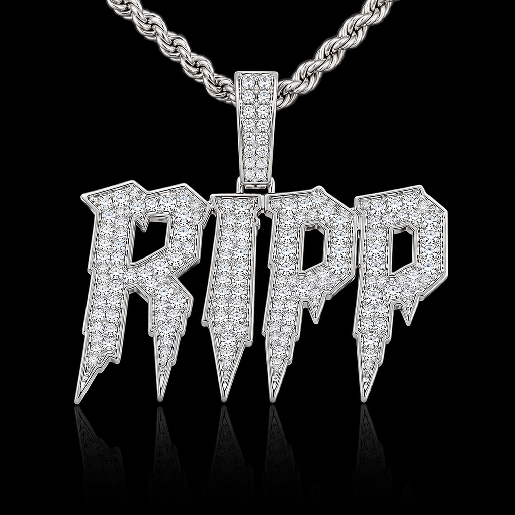 Iced Out Custom Name Pendant Iced Out Custom Name Pendant