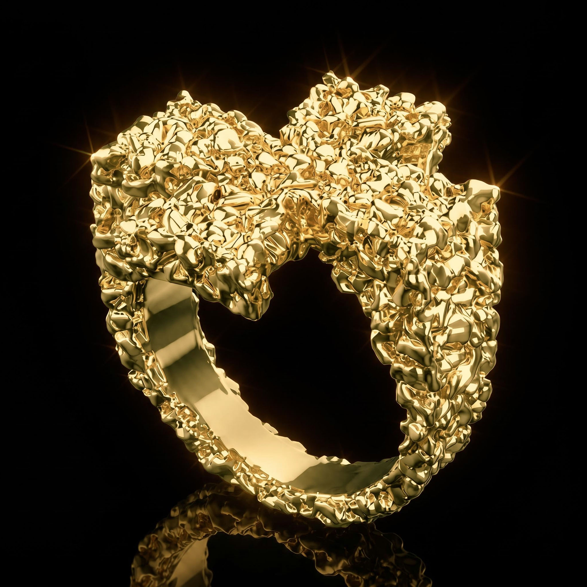 Cross Nugget Ring Cross Nugget Ring