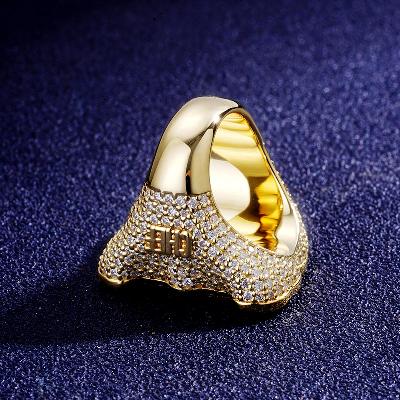 Custom S925 & VVS1 Baguette Moissanite Letter Ring Deposit