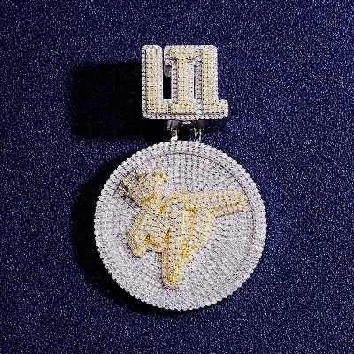 Custom S925 & VVS1 Moissanite Letter & Logo Pendant Deposit