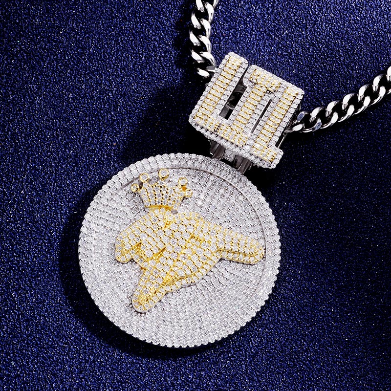 Custom S925 & VVS1 Moissanite Letter & Logo Pendant Deposit