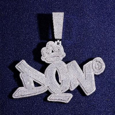 Custom S925 & VVS1 Moissanite Letter Pendant Deposit