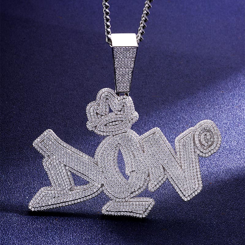 Custom S925 & VVS1 Moissanite Letter Pendant Deposit