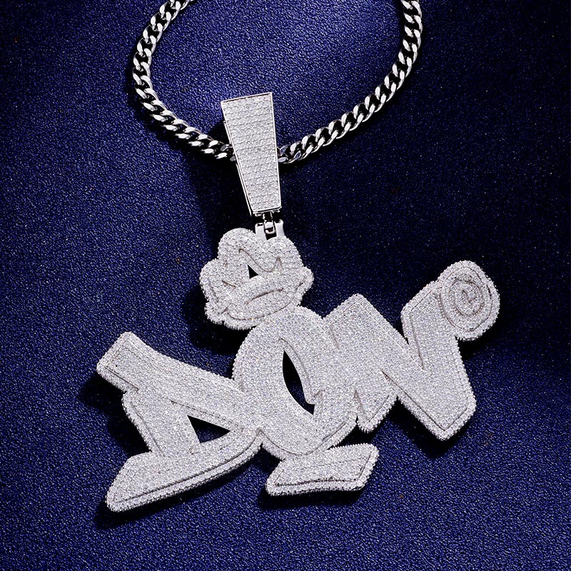 Custom S925 & VVS1 Moissanite Letter Pendant Deposit