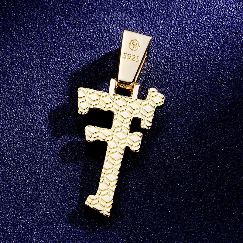 Custom S925 & VVS1 Moissanite Letter Pendant Deposit