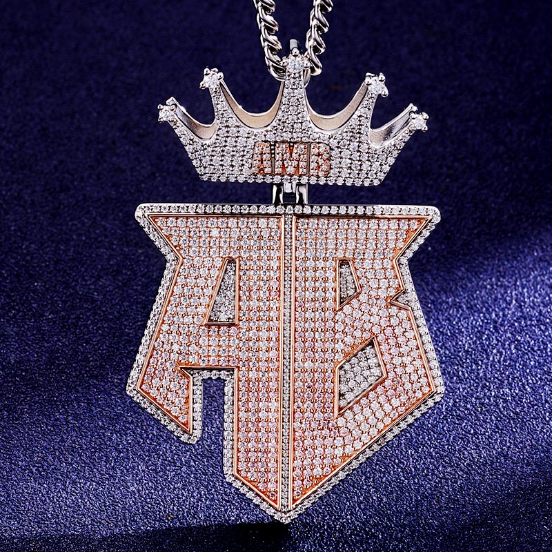 Custom S925 & VVS1 Moissanite Letter Pendant Deposit