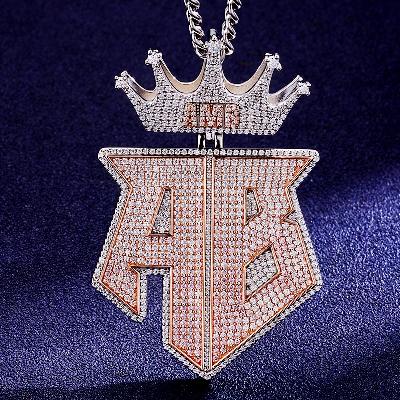 Custom S925 & VVS1 Moissanite Letter Pendant Deposit