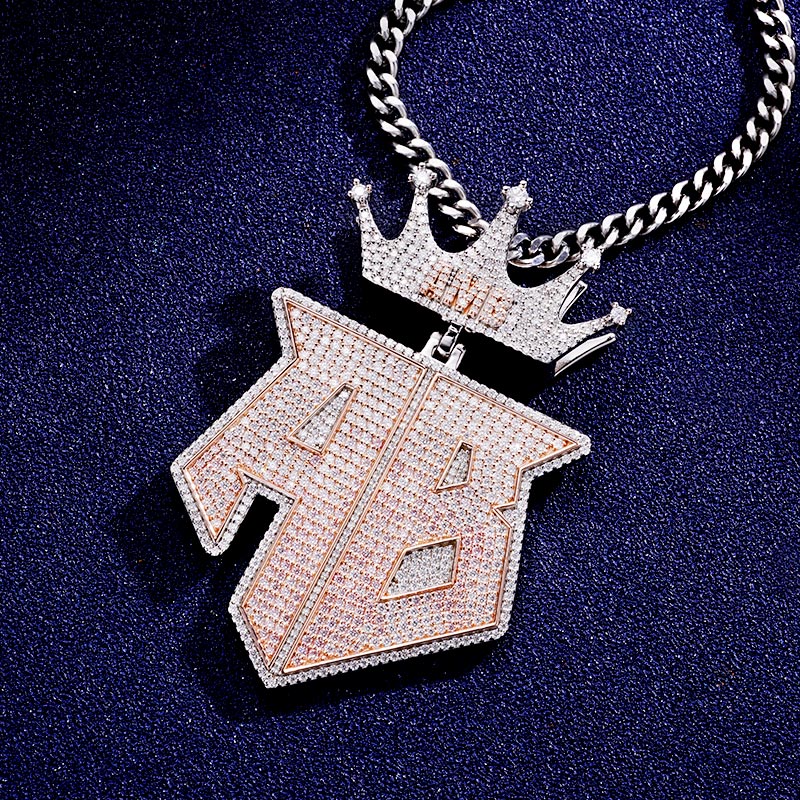 Custom S925 & VVS1 Moissanite Letter Pendant Deposit
