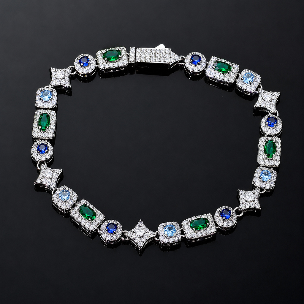 Iced Out 6mm Multi-color Tennis Bracelet Iced Out 6mm Multi-color Tennis Bracelet
