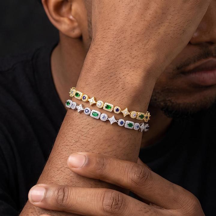 Iced Out 6mm Multi-color Tennis Bracelet