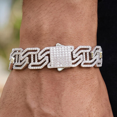 16mm Iced Out Cuban Link Bracelet