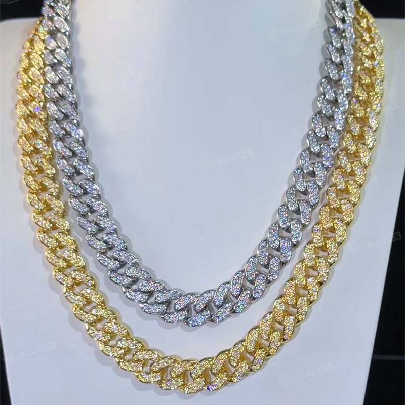 14mm Iced Out Classic Cuban Chain