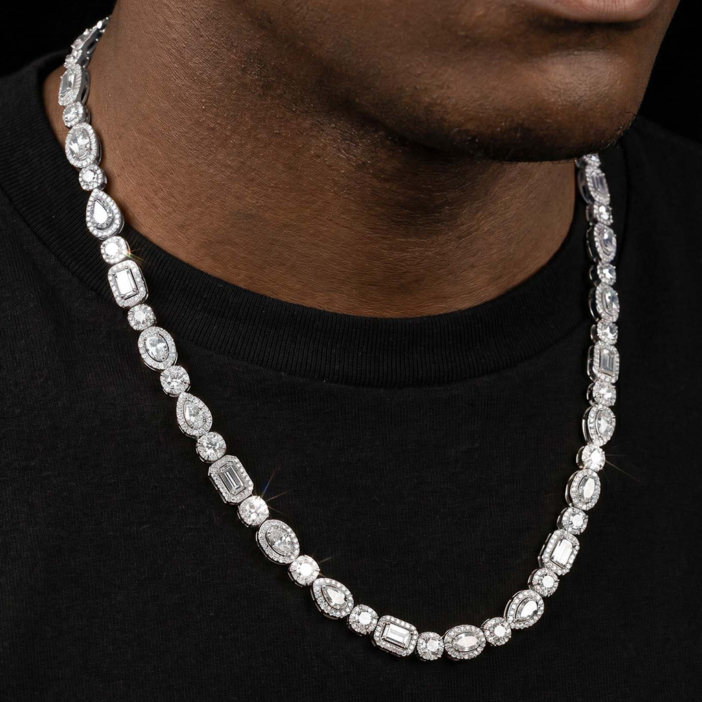 Iced Out 8mm Baguette Chain Iced Out 8mm Baguette Chain
