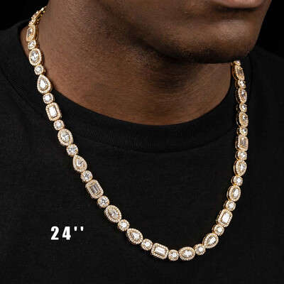 Iced Out 8mm Baguette Chain Iced Out 8mm Baguette Chain