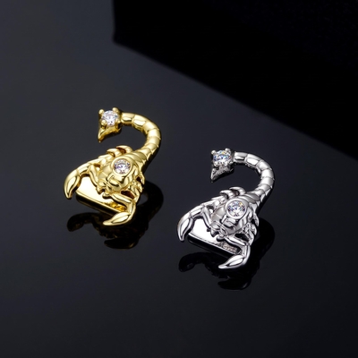 Iced Out Pre-made Scorpion Grillz