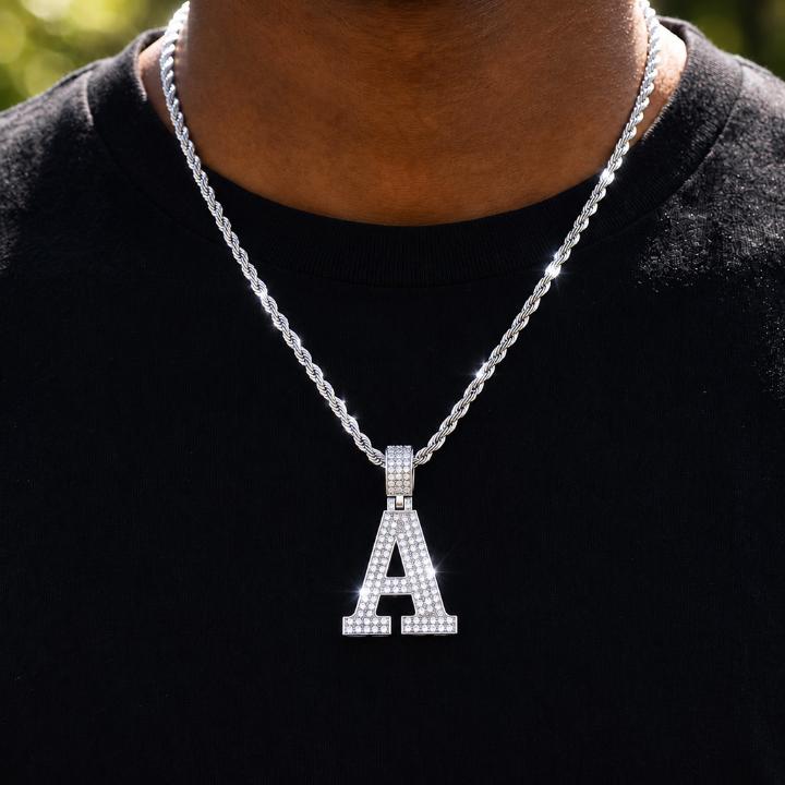 Iced Out A-Z 26 Letters Pendant Iced Out A-Z 26 Letters Pendant
