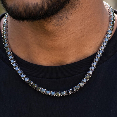 5mm Black Tennis Chain