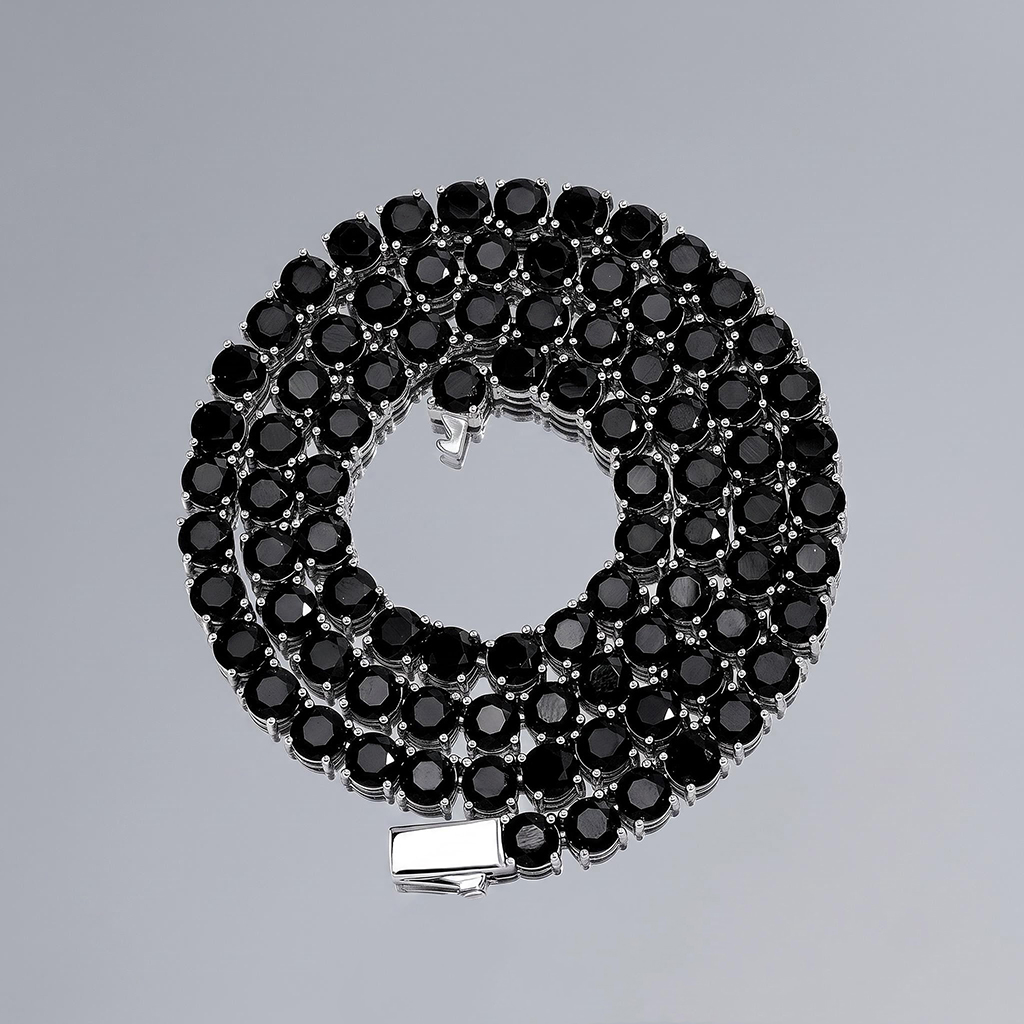 5mm Black Tennis Chain 5mm Black Tennis Chain