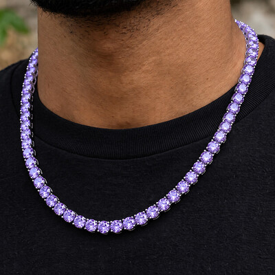 5mm Purple Tennis Chain