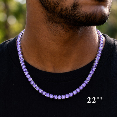 5mm Purple Tennis Chain