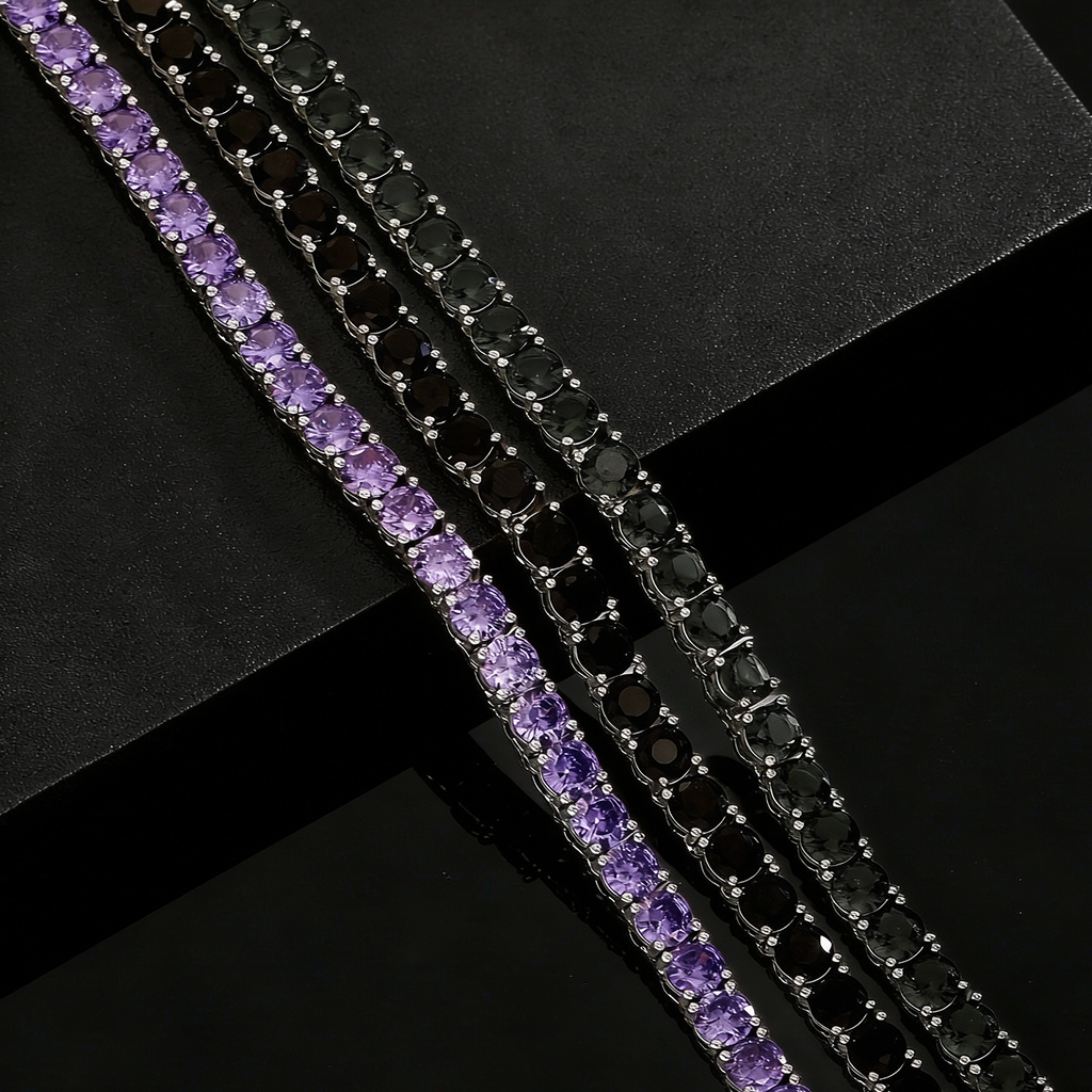5mm Purple Tennis Chain 5mm Purple Tennis Chain