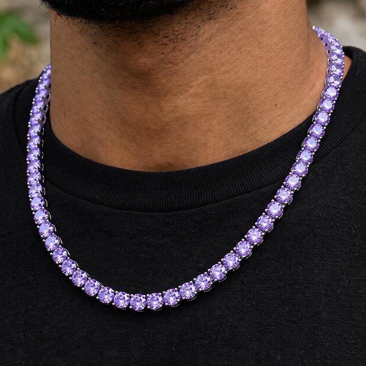5mm Purple Tennis Chain 5mm Purple Tennis Chain