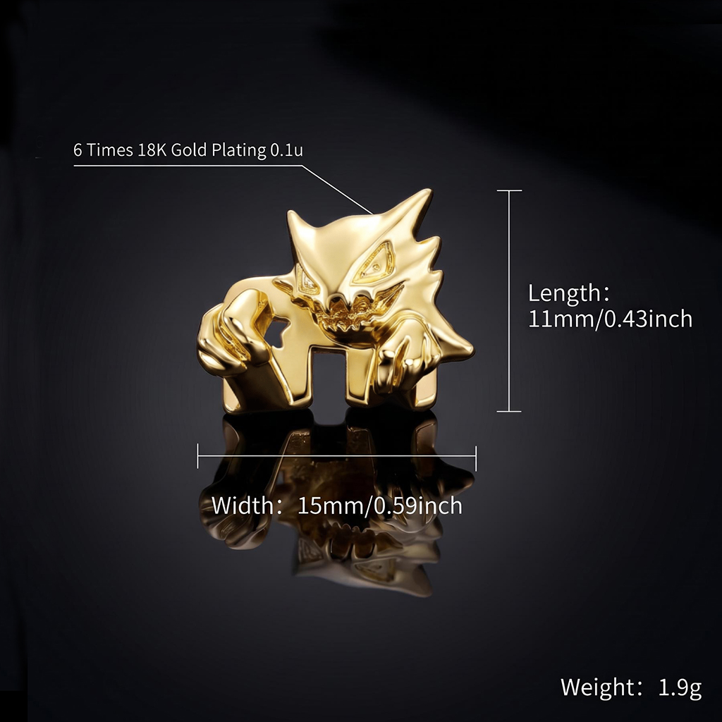 Pre-made Gengar-Inspired Tooth Grill