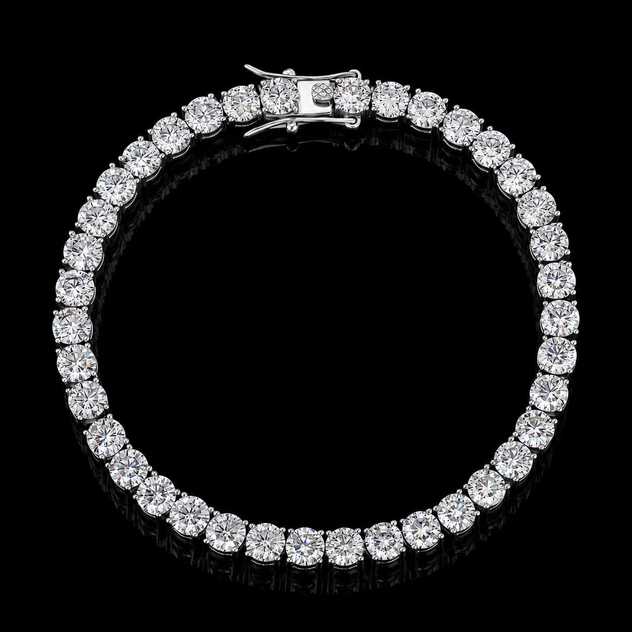 3mm/4mm/5mm Moissanite Tennis Bracelet